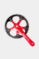 Monoplato Magnetta Street Fixie 48T Coronilla en Acero BCD 130mm