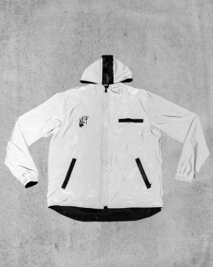 Chaqueta impermeable doble faz reflectiva