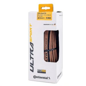 Corazas Continental ultrasport 3 plegable banda cafe