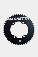 Coronilla Magnetta Ruta SH4H 34/50T – 36/52T BCD 130mm Aluminio 6061 Ultraliviana
