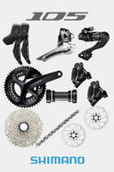 Grupo Shimano 105 R7120 12 Velocidades Ruta Disco Hidráulico
