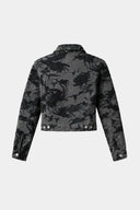 Chaqueta top Poseidon camo blue Snake