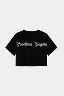 crop top Poseidon blue Snake