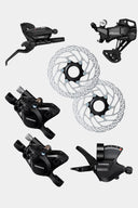 Grupo Shimano ESSA 8 Velocidades MTB Monoplato