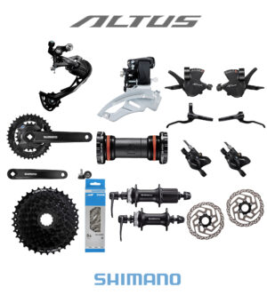 Grupo Shimano Altus 9x2 MTB