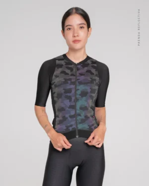 CAMISA MANGA CORTA MUJER CAMO REFLECTIVE